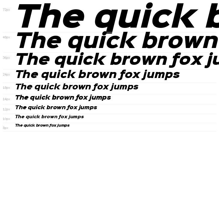 Sinkin Sans 900 X Black Italic Waterfall