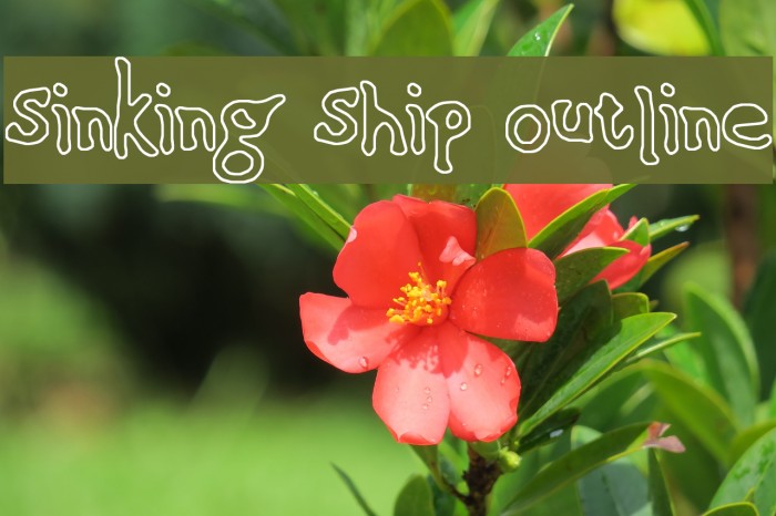 Sinking Ship [outline] Example 2