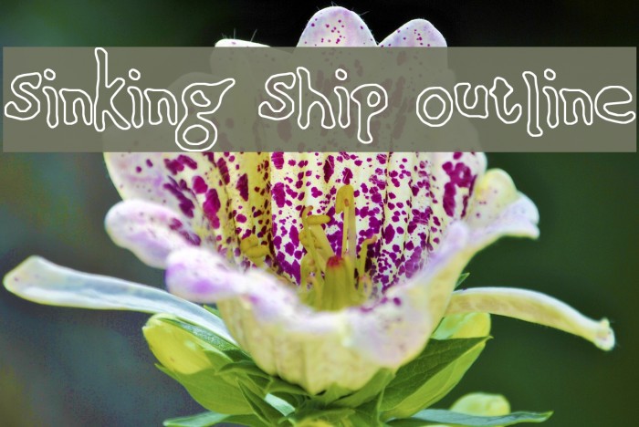 Sinking Ship [outline] Example 3