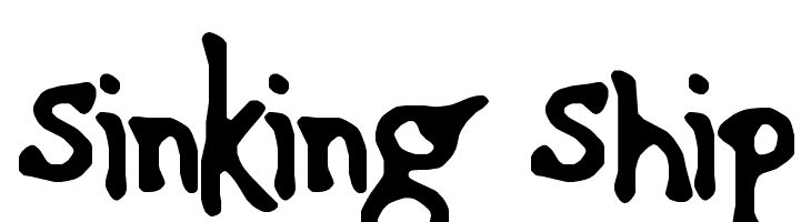 Sinking Ship Font
