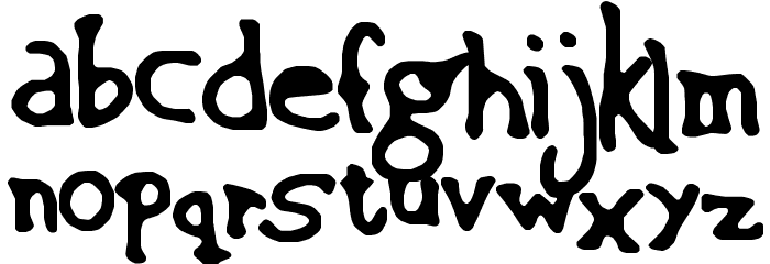 Sinking Ship Font LOWERCASE