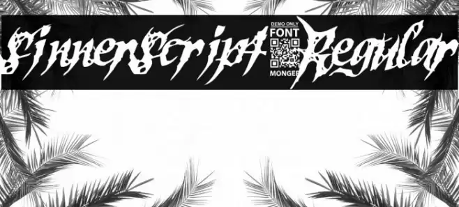 SinnerScript-Regular Font examples