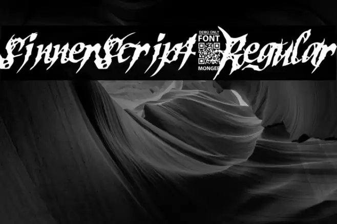 SinnerScript-Regular Font examples