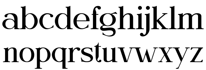 Sinoreta PERSONAL USE Regular Font LOWERCASE