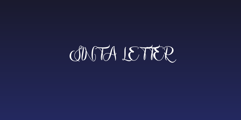 Sinta Letter Social Header