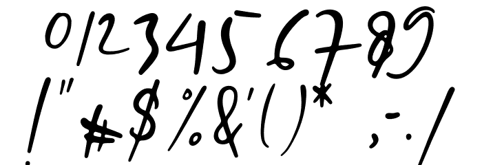 Sinta Mellia Font OTHER CHARS