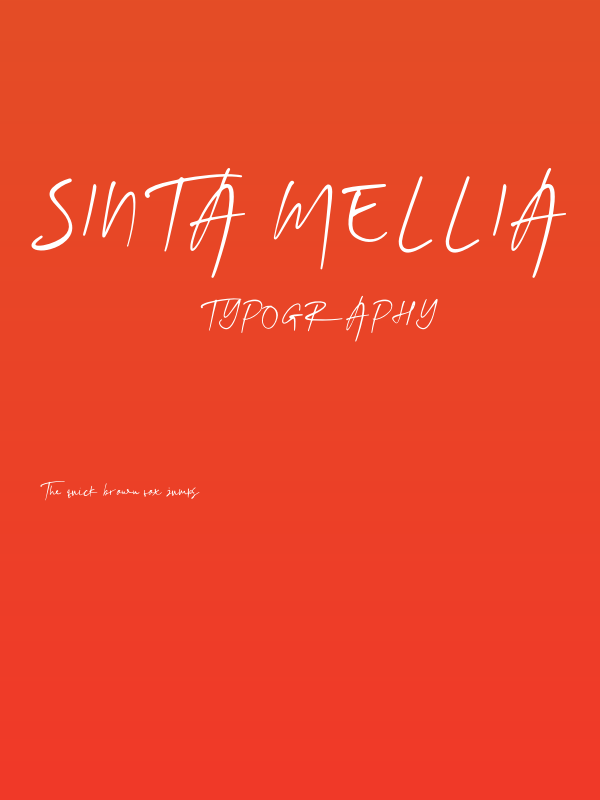 Sinta Mellia Poster