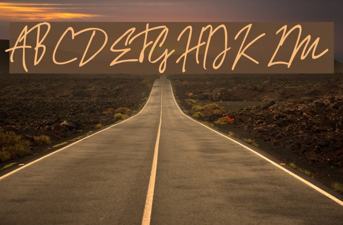 Sinteria Font examples