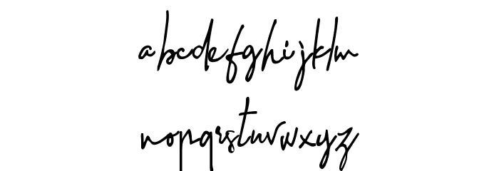 Sinteria Font LOWERCASE