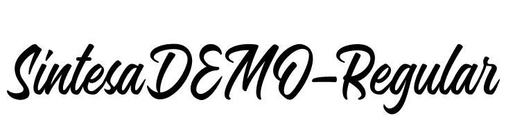SintesaDEMO-Regular  font caratteri gratis