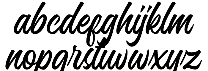 SintesaDEMO-Regular Font LOWERCASE