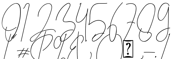Sintha Moqen Font OTHER CHARS