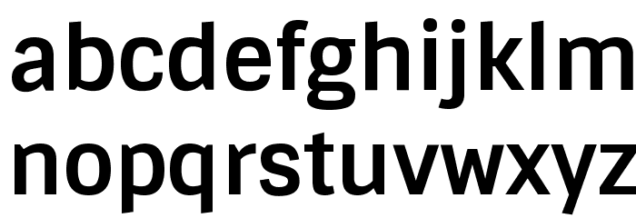 Sintony Bold Font LOWERCASE