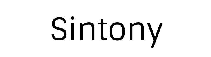 Sintony Font