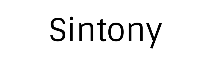 Sintony  les polices de caractères gratuit tlcharger
