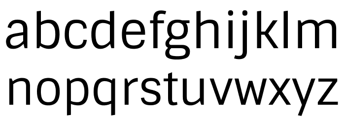 Sintony Font LOWERCASE