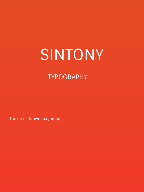 Sintony Poster