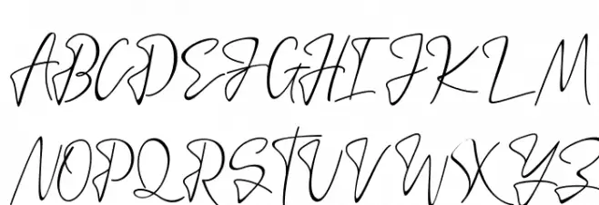 Sintya FREE Font UPPERCASE