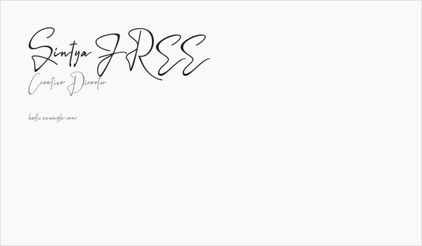 Sintya FREE Business Card