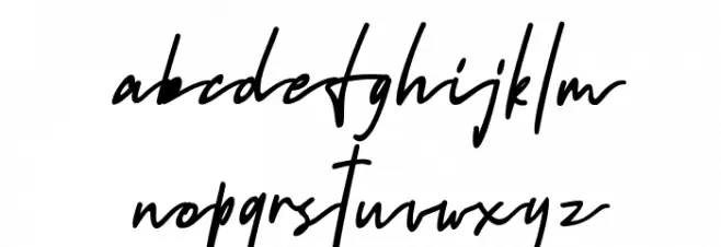 Sintya FREE Font LOWERCASE