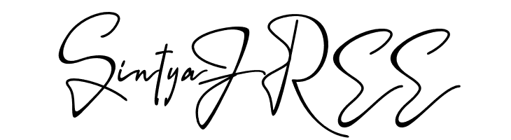 SintyaFREE  नि: शुल्क फ़ॉन्ट्स डाउनलोड