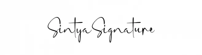 SintyaSignature  नि: शुल्क फ़ॉन्ट्स डाउनलोड