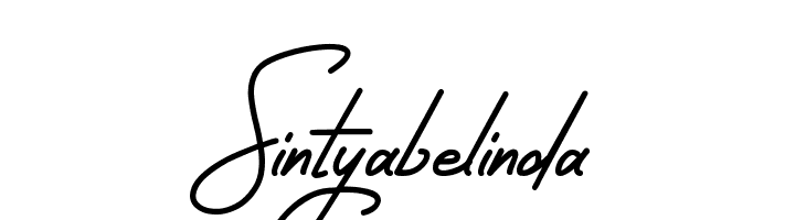 Sintyabelinda  les polices de caractères gratuit tlcharger