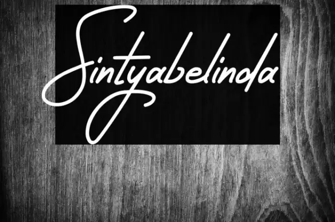 Sintyabelinda Font examples