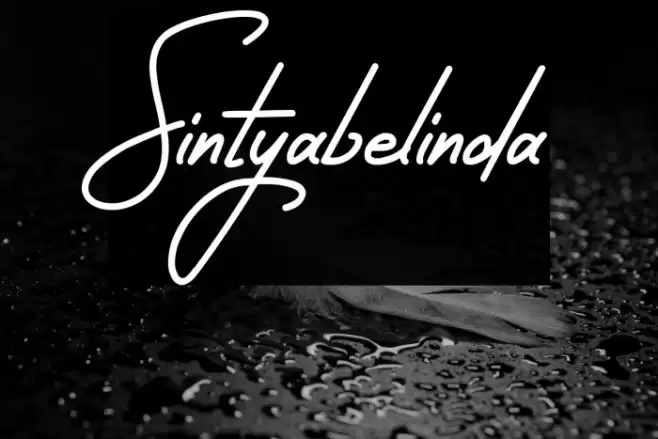 Sintyabelinda Font examples