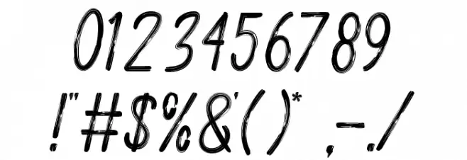 Sinullingga Font OTHER CHARS