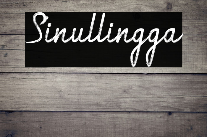 Sinullingga Example 1