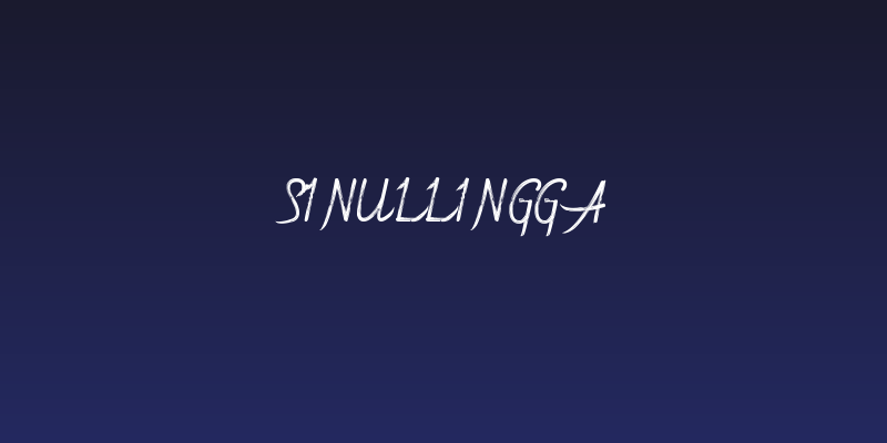 Sinullingga Social Header