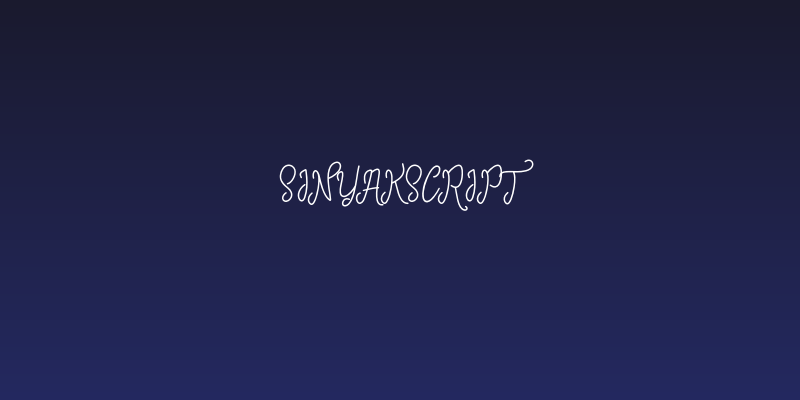SinyakScript Social Header