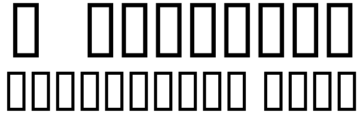 Sioux Regular Font OTHER CHARS