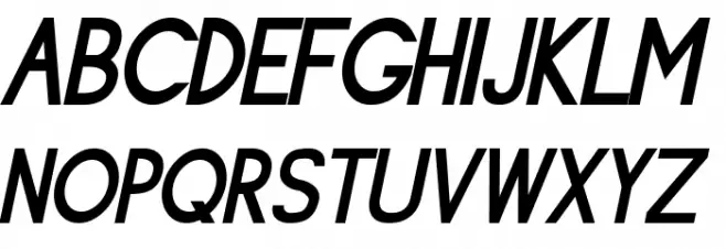 Siple DemiBoldOblique Шрифта ВЕРХНИЙ