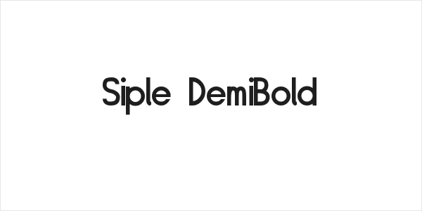 Siple DemiBold Logo