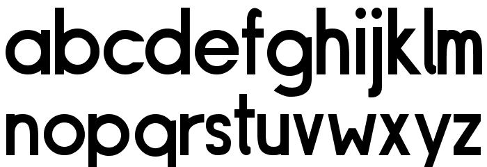 Siple DemiBold Font LOWERCASE