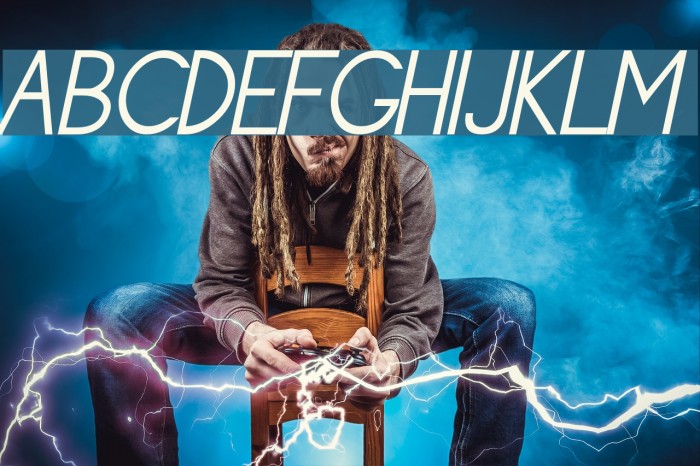 Siple LightOblique Font examples