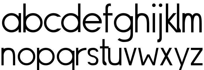 Siple Light Font LOWERCASE