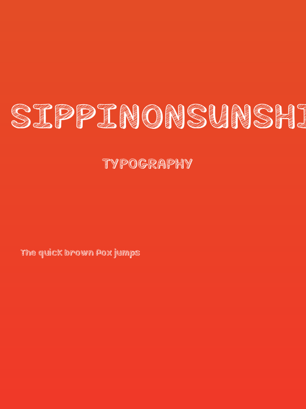 SippinOnSunshine Poster