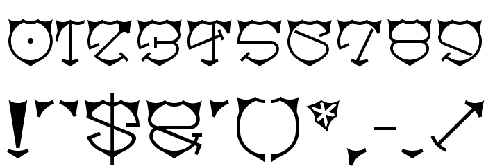 Sir Fig Gothick Font OTHER CHARS