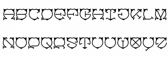 Sir Fig   Gothick Polices MAJUSCULES