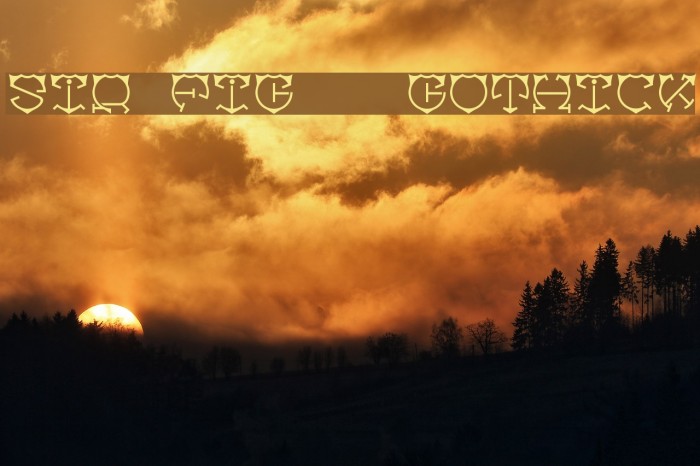 Sir Fig Gothick Font examples