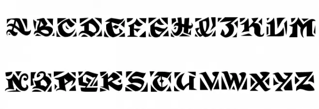 Sir Guppy Schriftart Kleinbuchstaben