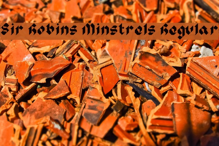 Sir Robin's Minstrels Regular Font examples