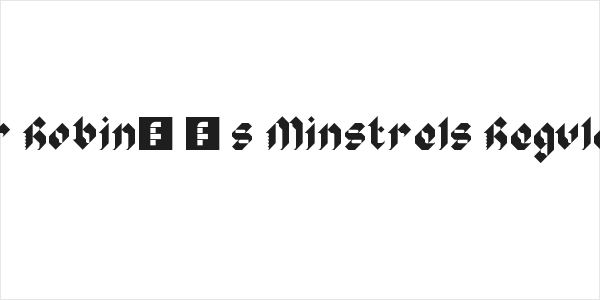 Sir Robin's Minstrels Regular Logo