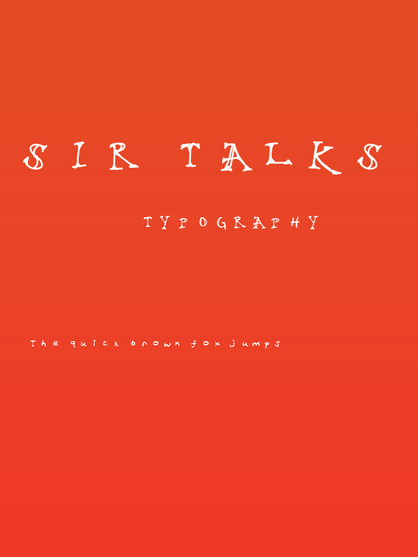 Sir Talks A Lot Poster