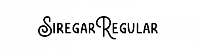 Siregar Regular  Fuentes Gratis Descargar