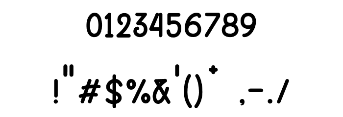 Siregar Regular Font OTHER CHARS