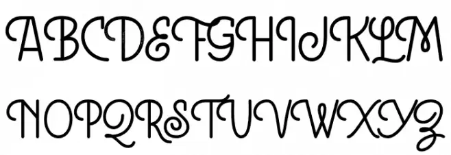 Siregar Regular フォント 大文字